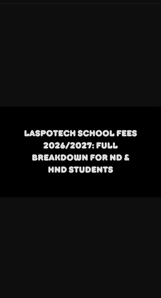 Laspotech School Fees