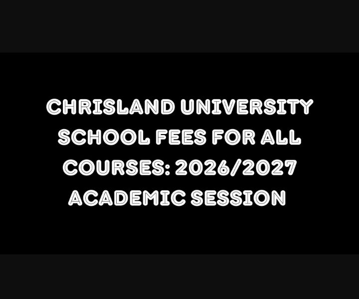 Chrisland University School Fees For All Courses 2026