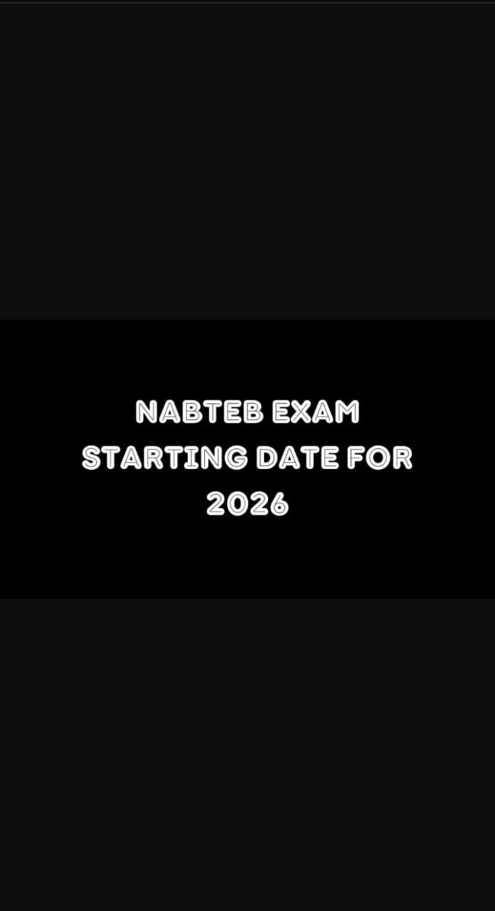 NABTEB Exam Starting Date for 2026